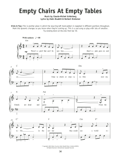 Empty Chairs At Empty Tables von Alain Boublil (Download) 