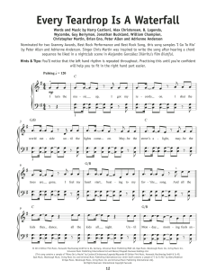 Every Teardrop Is A Waterfall von Coldplay (Download) 