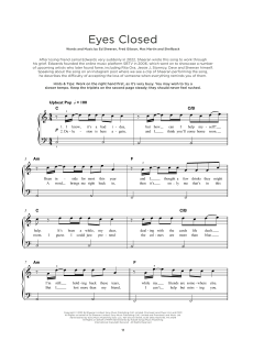 Eyes Closed von Ed Sheeran (Download) 