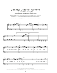 Gimme! Gimme! Gimme! von ABBA (Download) 