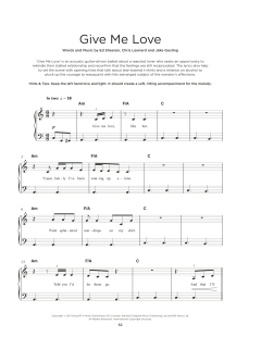 Give Me Love von Ed Sheeran (Download) 