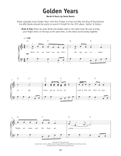 Golden Years von David Bowie (Download) 