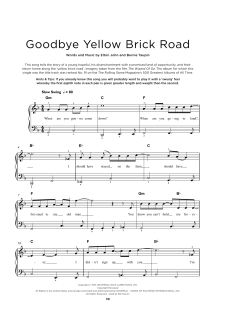 Goodbye Yellow Brick Road von Elton John (Download) 