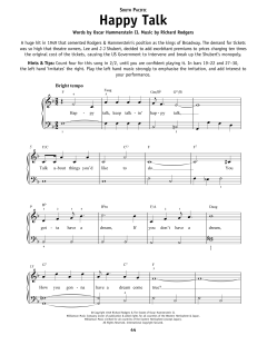 Happy Talk von Richard Rodgers (Download) 