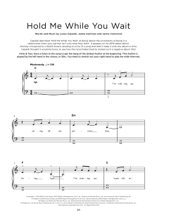 Hold Me While You Wait von Lewis Capaldi (Download) 