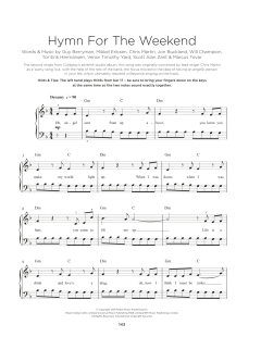 Hymn For The Weekend von Coldplay (Download) 