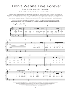 I Don't Wanna Live Forever von Taylor Swift (Download) 