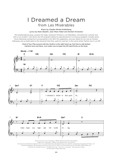 I Dreamed A Dream von Alain Boublil (Download) 