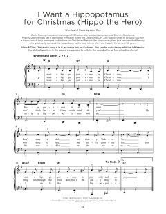 I Want A Hippopotamus For Christmas von John Rox (Download) 