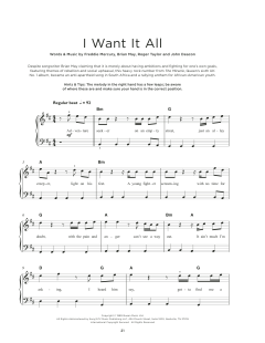 I Want It All von Queen (Download) 
