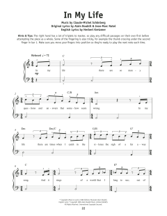 In My Life von Alain Boublil (Download) 