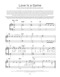 Love Is A Game von Adele (Download) 