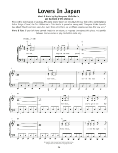 Lovers In Japan von Coldplay (Download) 