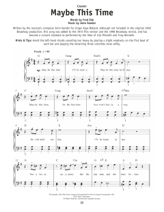 Maybe This Time von Fred Ebb (Download) 