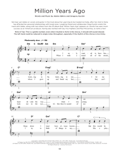 Million Years Ago von Adele (Download) 