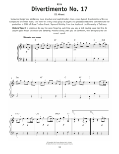 Minuet From Divertimento No. 17 K334 (Download) 