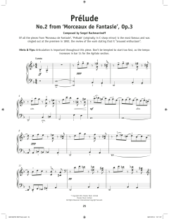 Morceaux De Fantaisie Opus 3 No. 2 Prelude In C# Minor (Download) 