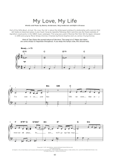 My Love My Life von ABBA (Download) 