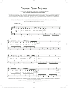 Never Say Never von Thaddis Harrell (Download) 