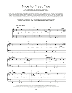 Nice To Meet You von Myles Smith (Download) 