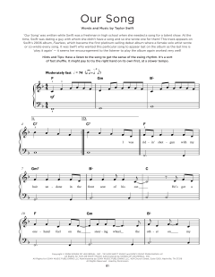 Our Song von Taylor Swift (Download) 