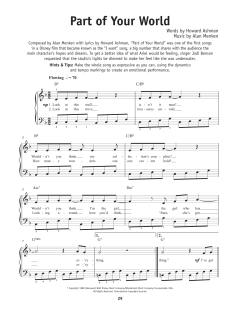 Part Of Your World von Alan Menken (Download) 