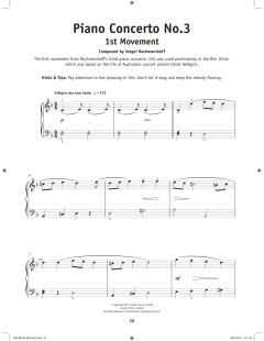 Piano Concerto No. 3, First Movement (Download) 