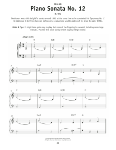 Piano Sonata No. 12, 2nd mvt. von Ludwig van Beethoven (Download) 