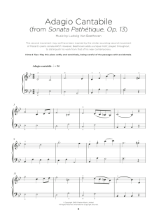 Piano Sonata No. 8 "Pathetique," Second Movement (Download) 