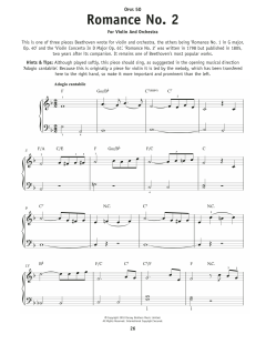 Romance No. 2 In F Major, Op. 50 von Ludwig van Beethoven (Download) 