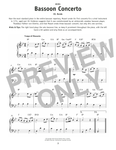 Rondo From Bassoon Concerto, K191 (Download) 