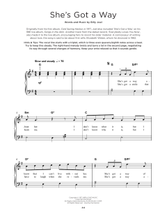 She's Got A Way von Billy Joel (Download) 