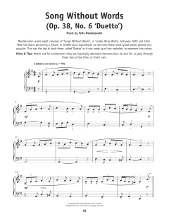 Song Without Words, Op. 38, No. 6 (Download) 