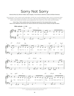 Sorry Not Sorry von Demi Lovato (Download) 