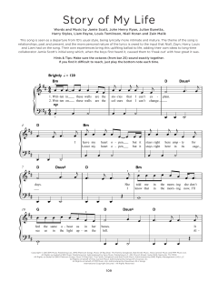 Story Of My Life von One Direction (Download) 