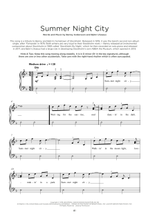 Summer Night City von ABBA (Download) 