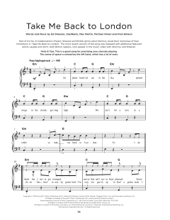 Take Me Back To London von Ed Sheeran (Download) 