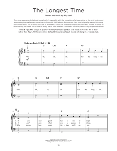 The Longest Time von Billy Joel (Download) 