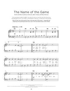 The Name Of The Game von ABBA (Download) 