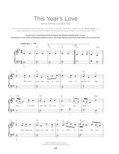 This Year's Love von David Gray (Download) 