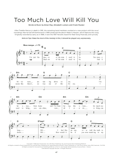 Too Much Love Will Kill You von Queen (Download) 