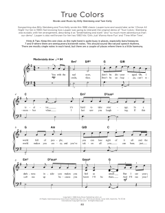 True Colors von Cyndi Lauper (Download) 