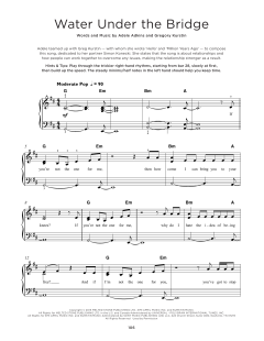 Water Under The Bridge von Adele (Download) 