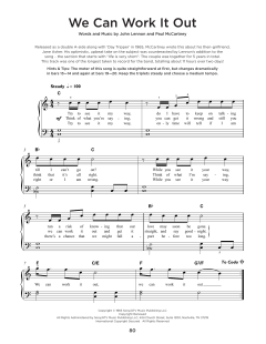 We Can Work It Out von The Beatles (Download) 