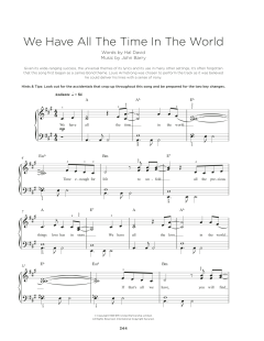We Have All The Time In The World von Louis Armstrong (Download) 