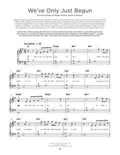 We've Only Just Begun von The Carpenters (Download) 