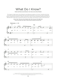 What Do I Know? von Ed Sheeran (Download) 