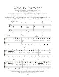 What Do You Mean? von Justin Bieber (Download) 