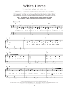 White Horse von Taylor Swift (Download) 