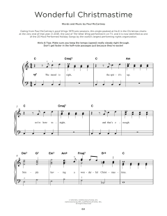 Wonderful Christmastime von Paul McCartney (Download) 